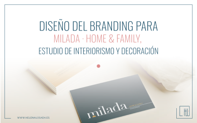 Diseño del Branding para Milada · Home & Family, un estudio de interiorismo y decoración